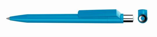 ON TOP SI F Plunger-action pen Corporate blue