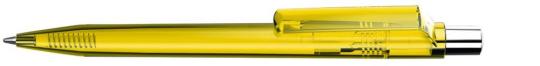 ON TOP transparent SI Plunger-action pen Yellow