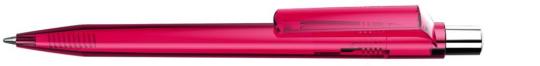 ON TOP transparent SI Plunger-action pen Magenta