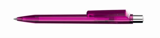 ON TOP transparent SI Plunger-action pen Mediumviolet
