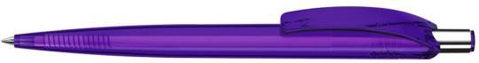 BEAT transparent Plunger-action pen Purple