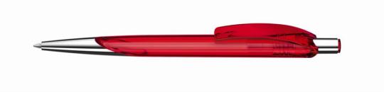 BEAT transparent SI Plunger-action pen Red