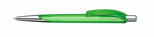 BEAT transparent SI Plunger-action pen Light green