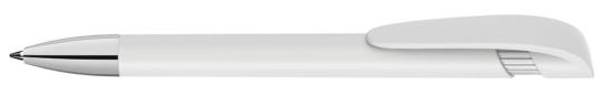 YES F SI Plunger-action pen White
