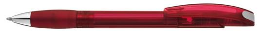 MEMORY transparent SI Plunger-action pen Red