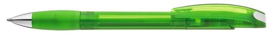 MEMORY transparent SI Plunger-action pen Light green