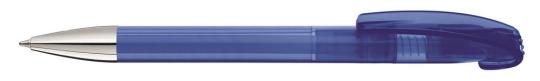 LOOK transparent SI Plunger-action pen Blue