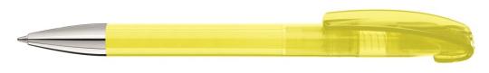 LOOK transparent SI Plunger-action pen Yellow