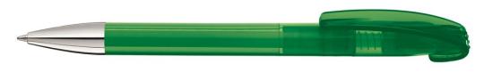 LOOK transparent SI Plunger-action pen Dark green