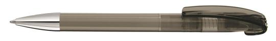 LOOK transparent SI Plunger-action pen Anthracite