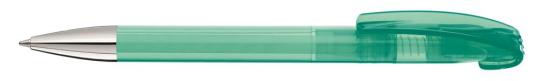 LOOK transparent SI Plunger-action pen Teal