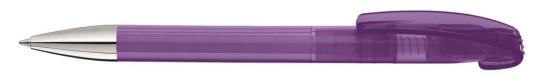 LOOK transparent SI Plunger-action pen Purple