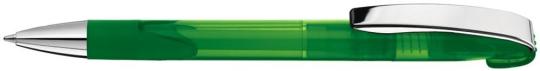 LOOK grip transparent M SI Plunger-action pen Dark green