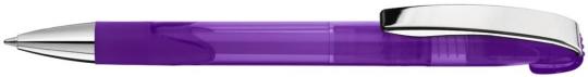 LOOK grip transparent M SI Plunger-action pen Purple