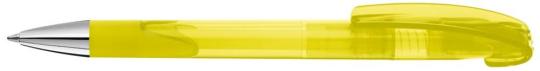 LOOK grip transparent SI Plunger-action pen Yellow
