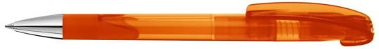 LOOK grip transparent SI Plunger-action pen Orange