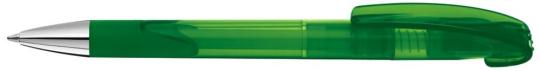 LOOK grip transparent SI Plunger-action pen Dark green