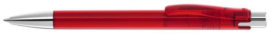 CANDY transparent SI Plunger-action pen Red
