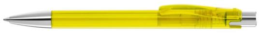 CANDY transparent SI Plunger-action pen Yellow