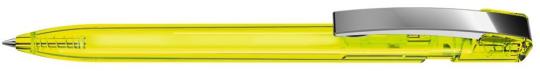 SKY transparent M Plunger-action pen Yellow