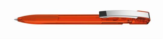 SKY grip transparent M Plunger-action pen Orange