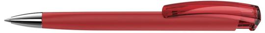 TRINITY K transparent SI GUM Plunger-action pen Red