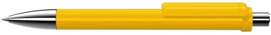 FASHION SI Plunger-action pen Yellow
