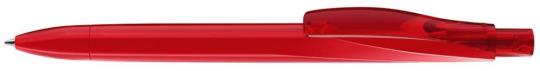 DROP K transparent Plunger-action pen Red