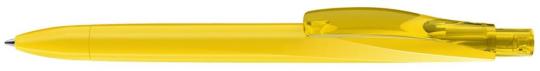 DROP K transparent Plunger-action pen Yellow