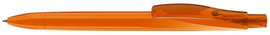 DROP K transparent Plunger-action pen Orange