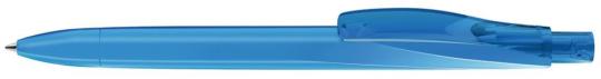 DROP K transparent Plunger-action pen Light blue