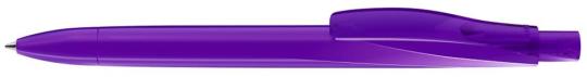 DROP K transparent Plunger-action pen Purple