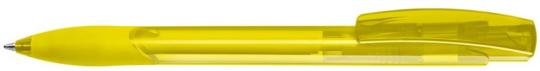 OMEGA grip transparent Plunger-action pen Yellow