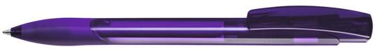OMEGA grip transparent Plunger-action pen Purple