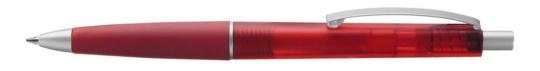 JAZZ frozen Plunger-action pen Red