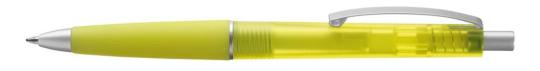 JAZZ frozen Plunger-action pen Yellow