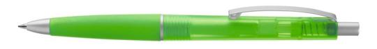 JAZZ frozen Plunger-action pen Light green