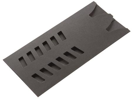 PAPPSTECKETUI Etui Schwarz