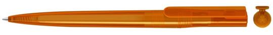 RECYCLED PET PEN switch transparent Propelling pen Orange