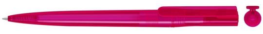 RECYCLED PET PEN switch transparent Propelling pen Magenta