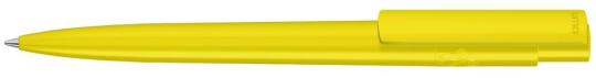 RECYCLED PET PEN PRO Plunger-action pen Yellow