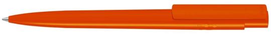 RECYCLED PET PEN PRO Plunger-action pen Orange