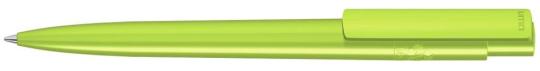 RECYCLED PET PEN PRO Plunger-action pen Light green