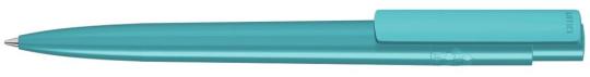 RECYCLED PET PEN PRO Plunger-action pen Teal