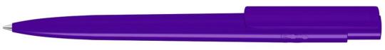 RECYCLED PET PEN PRO Plunger-action pen Darkviolet
