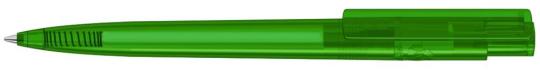 RECYCLED PET PEN PRO transparent Plunger-action pen Green
