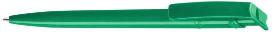 RECYCLED PET PEN Plunger-action pen Dark green