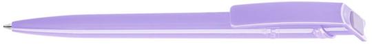 RECYCLED PET PEN Plunger-action pen Brightviolet