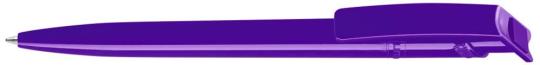 RECYCLED PET PEN Plunger-action pen Darkviolet