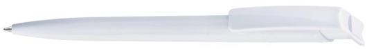 RECYCLED PET PEN F Plunger-action pen White